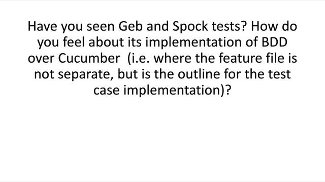 Spock and BDD смотреть онлайн