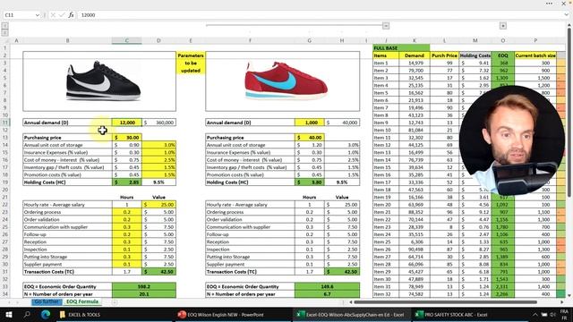 EOQ Formula with examples in Excel (Economic Order Quantity for Inventory Management) смотреть онлайн