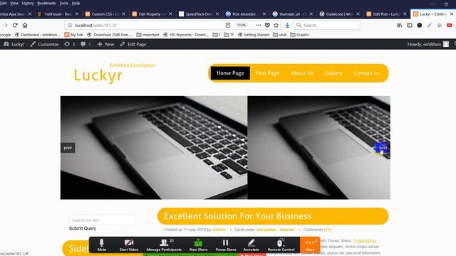 WordPress Theme Development Bangla Tutorial for Beginners Full Step By Step - part 13 смотреть онлайн