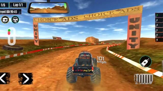 OFF ROAD MONSTER TRUCK RACING: FREE CAR GAMES GAMEPLAY смотреть онлайн