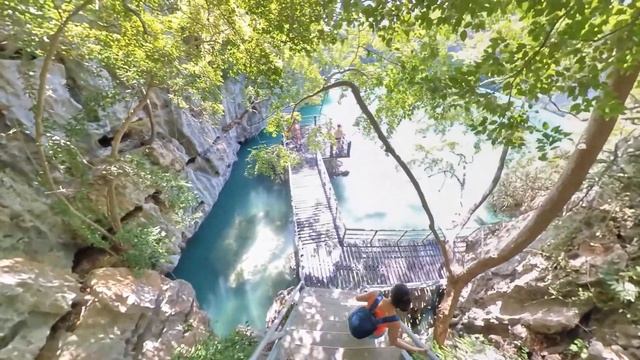 Sightseeing The Blue Lagoon (Emerald Lake) | Ang Thong Marine National Park | Insta360 ONE X смотреть онлайн