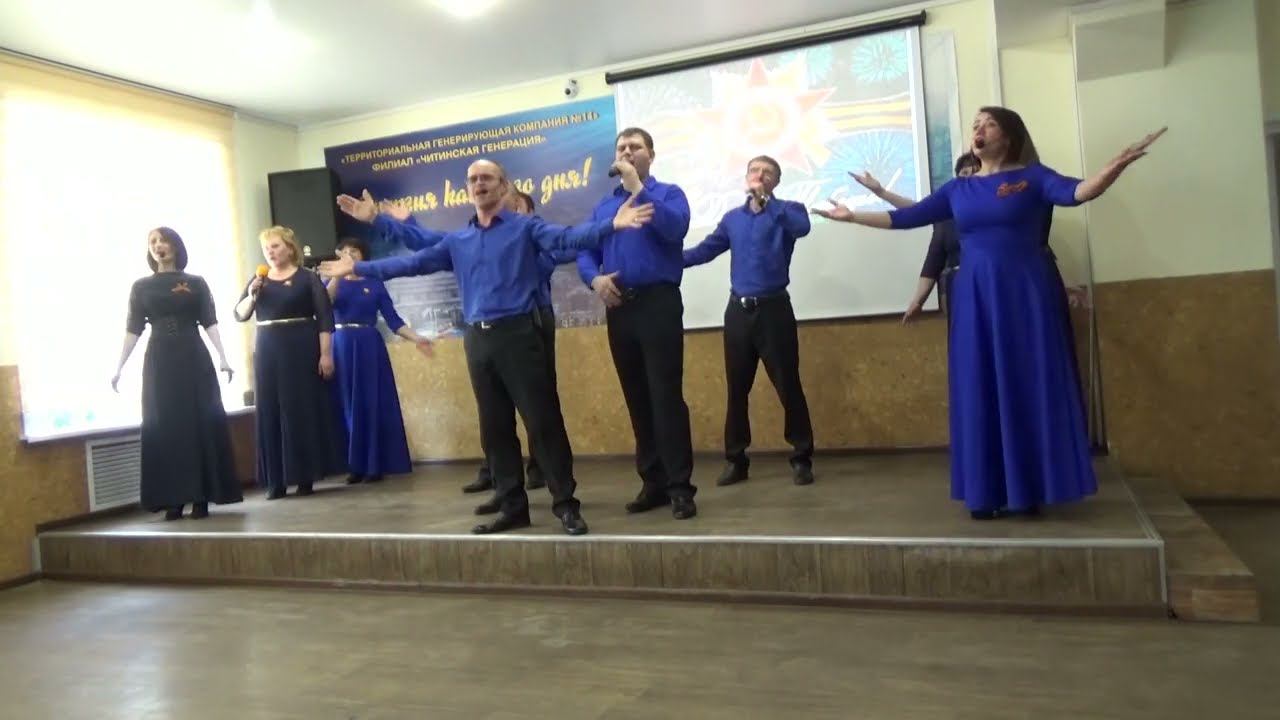 Попурри на песни военных лет - "Ансамбль Мегаватт"