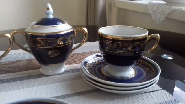 Сервіз "Голубинки" Фарфор Довбиш Кобальт 1950-1960 роки смотреть онлайн