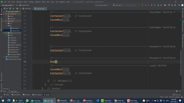07 WEEK 7-3 FLUTTER CHECK BOX WIDGETS REGISTER SCREEN смотреть онлайн
