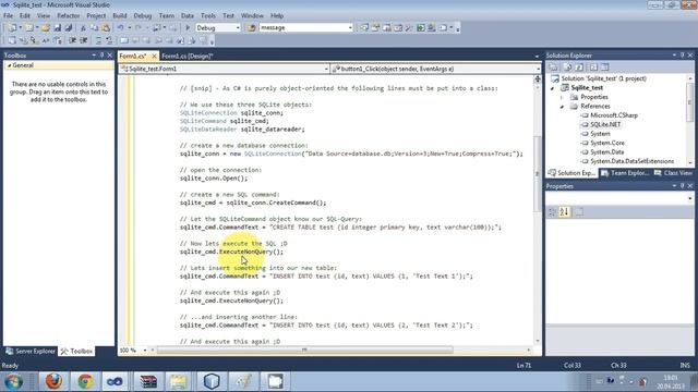 C# Tutorial 36: How to use and connect Sqlite in a C# project смотреть онлайн