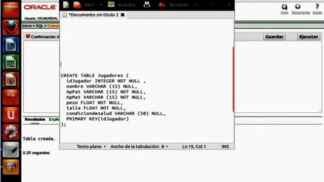 TABLAS ORACLE 10 XE смотреть онлайн