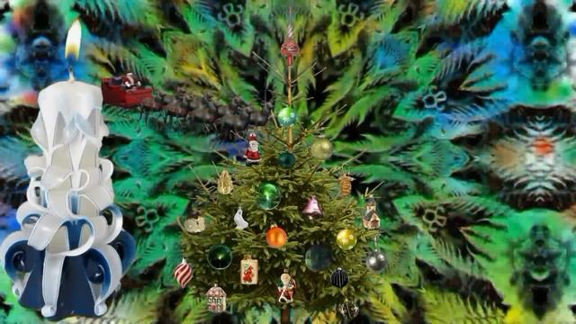 С Новым годом и Рождеством ! - Видео Открытка. Видео - Александр Травин арТзаЛ