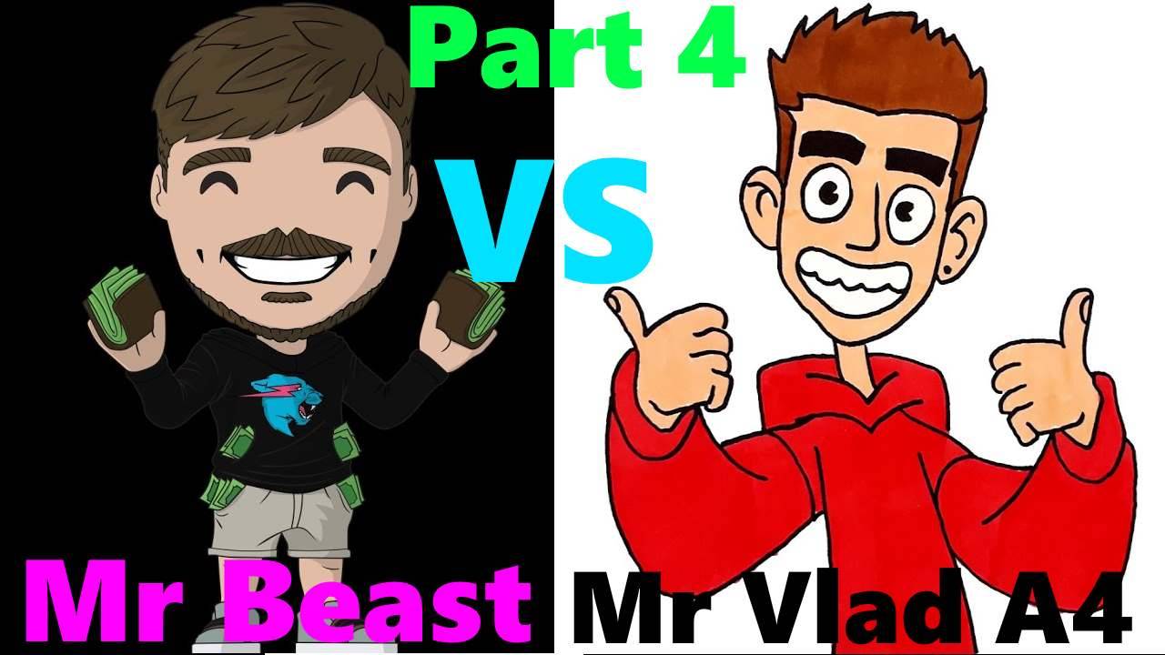 Мистер Бист vs Влада А4|Часть 4|Mr. Beast vs Vlad A4 |Part 4 #MrBeast #ВладА4 #ВладБумага смотреть онлайн
