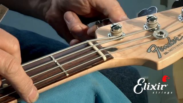 Setting Up Your Bass Guitar: Nut Action Height Adjustment (Step 3 of 4) | ELIXIR Strings смотреть онлайн