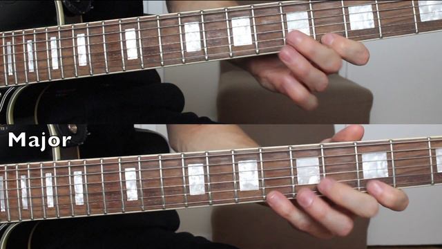 Minor Blues Scale VS Major Blues Scale Guitar Solo Improvisation смотреть онлайн