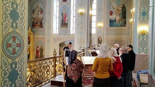 "Един Свят, Един Господь...", прокимен и причастен воскресный и святых. Регент Екатерина Артюхова. смотреть онлайн