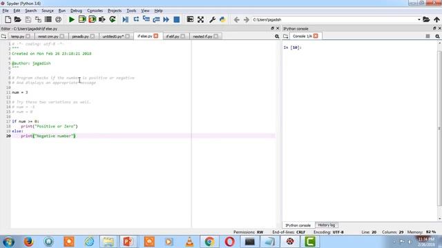 Section 5.2: Python Programming - Usage of IF Else statement смотреть онлайн