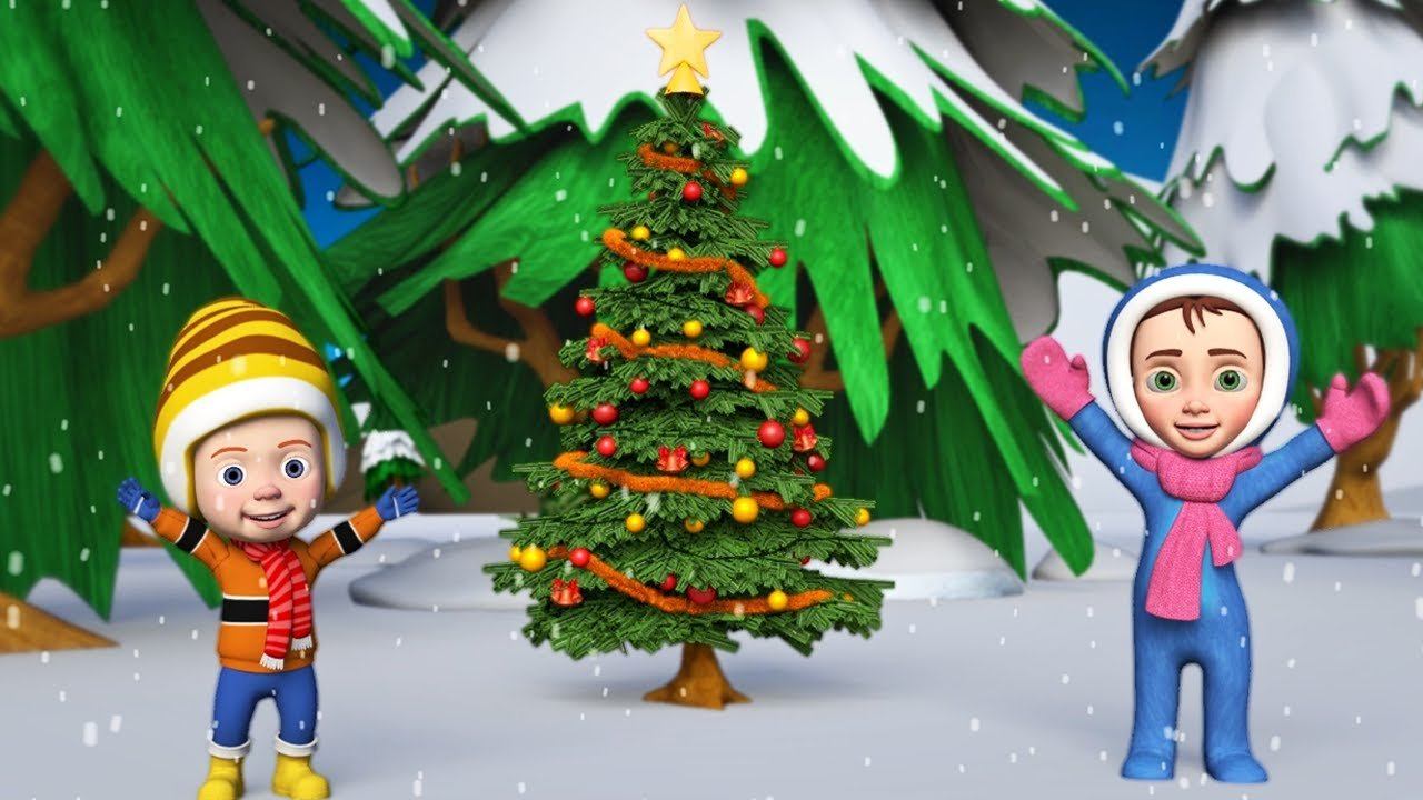 Новогодние Песенки - Рождественские Детские Песни - Светлый праздник Рождества - Зимние Песенки смотреть онлайн