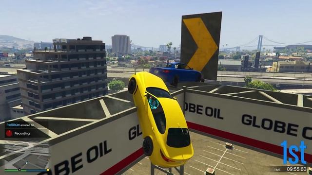 CHOP VS FROSTY 100% IMPOSSIBLE SPIKE RACE GTA 5 смотреть онлайн