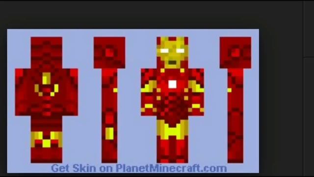 Making a Iron Man Skin for Minecraft PC edition смотреть онлайн