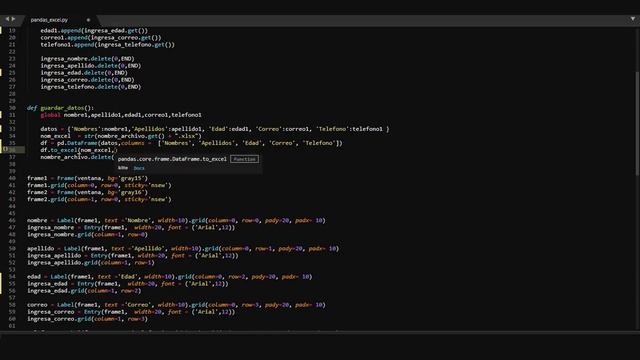 Formulario de Registro en Python usando Pandas y Tkinter смотреть онлайн