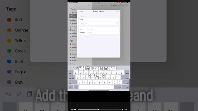 Connect your IPAD to a NAS or Network Drive. смотреть онлайн