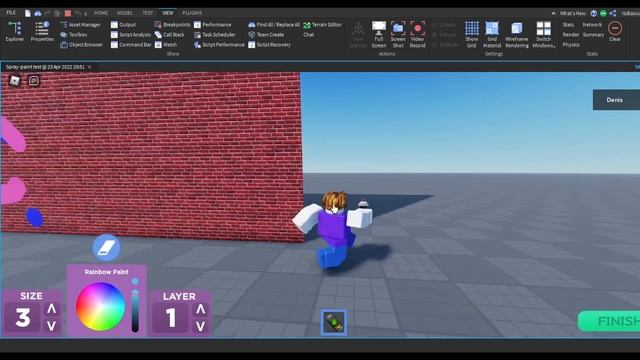 Spray Painting | Roblox Scripting Showcase | Benis#0800 смотреть онлайн