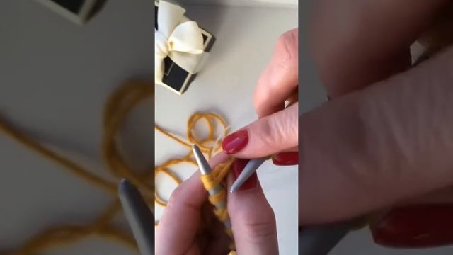 Шарф английской резинкой смотреть онлайн