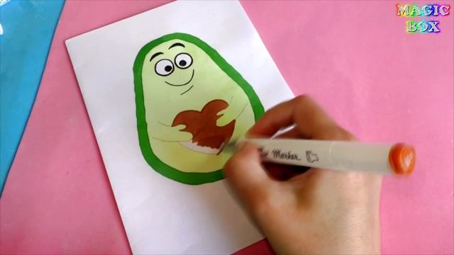 Приколыши магнит Антистресс авокадо Авокадыш как сделать сквиши из бумаги смотреть онлайн