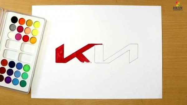 How to draw Kia logo | Kia Motor