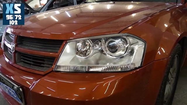 ДХО и Линзы на Dodge Avenger