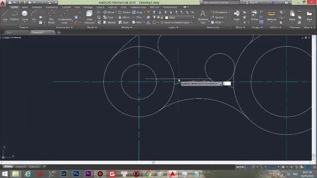 Autocad 2016 Tan Tan Radius(TTR) смотреть онлайн