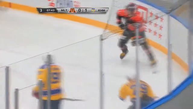 Антон Сизов. Атака в область головы и шеи. Матч Молот-Прикамье --Химик смотреть онлайн