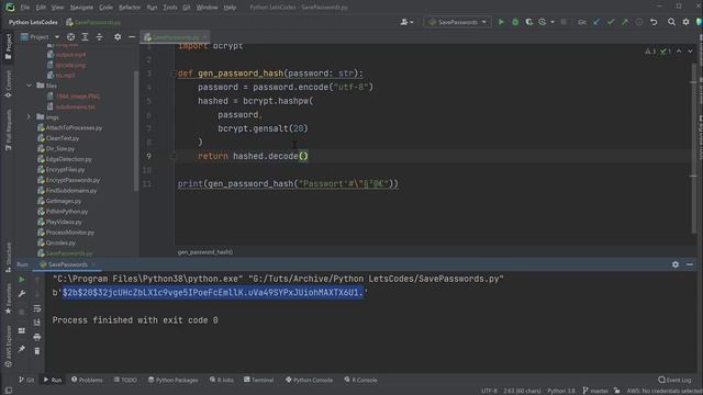 Passwörter sicher speichern | Python смотреть онлайн