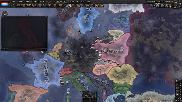 Захват мира за Люксембург в HOI4 смотреть онлайн
