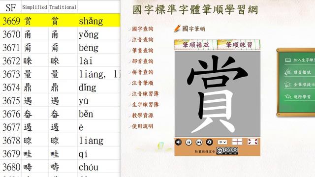 Chinese Characters Strokes 漢字筆順 SF System from 3661-3680 смотреть онлайн