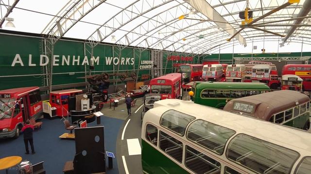 Inside the London Bus Museum, with largest collection of working historic London buses in the world смотреть онлайн