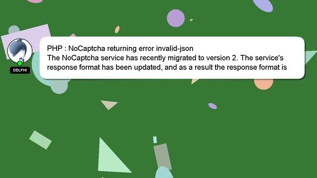 PHP : NoCaptcha returning error invalid-json смотреть онлайн
