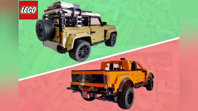 Lego Land rover defender vs Lego Ford raptor f-150 | What is the best lego car? смотреть онлайн