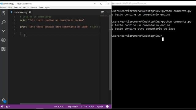 4. Minicurso Python 2.7 Desde Cero | Comentarios y Tipos de Comillas смотреть онлайн
