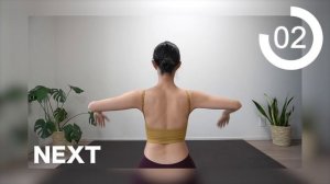 【8分】ストレートネックを改善し、美しい首をつくる方法✨座って出来るエクササイズ