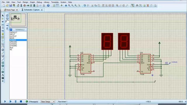 Proteus Video 11 BCD UP/DOWN Counter output to seven segment display смотреть онлайн