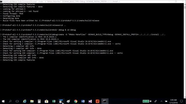 Protobuf Tutorial 1 Compiling For protoc Using CMake & VS2015 2 смотреть онлайн