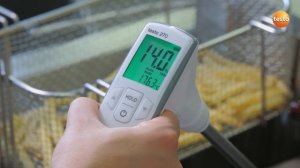 Измерение качества фритюрного масла с testo 270