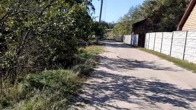 Яцкое Оскол. Прогулка по посёлку, на пляж, в лес. Октябрь 2021 смотреть онлайн