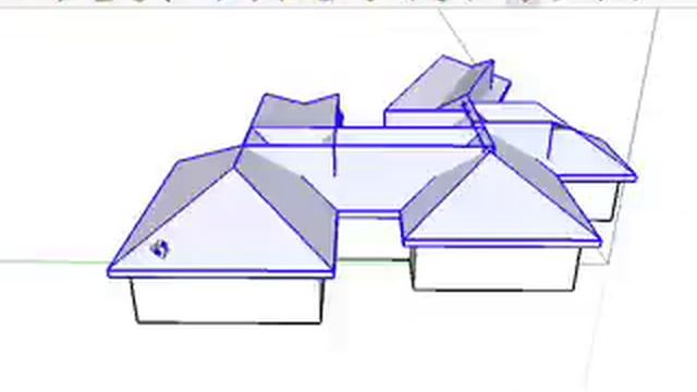 SketchUp: Complex hip roofs and the Follow Me tool смотреть онлайн