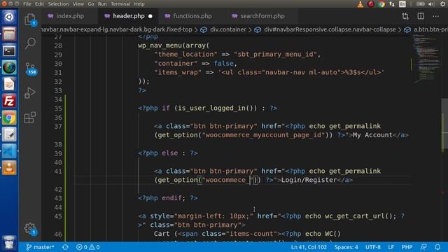 Wordpress WooCommerce Theme Development Tutorials #38 Show My Account Links to Menu смотреть онлайн