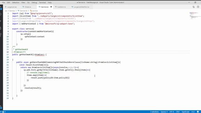 Handle Large List In SharePoint Using PnP JS Library and Rest Api | Part - 16 SPFx Tutorial Tutoria смотреть онлайн