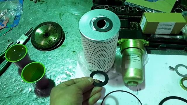 UNC 060 ремонт гидравлики, замена масла.