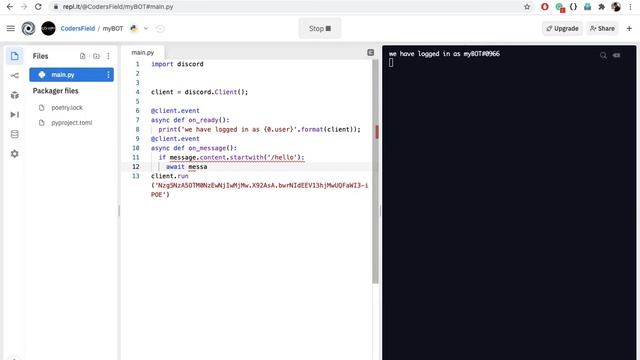 Create Discord BOT in 20 minutes using Python смотреть онлайн