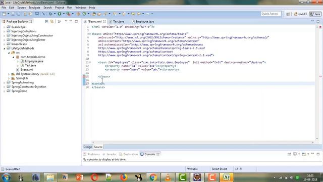 20. Spring bean Life Cycle using annotation(@PostConstruct and @PreDestroy) смотреть онлайн