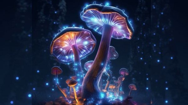 Magical Mushroom Forest Ambience | Enchanted Forest Melodies - Magical Forest Music