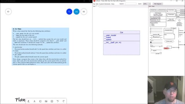 Python Tutorial: An example problem using a class смотреть онлайн