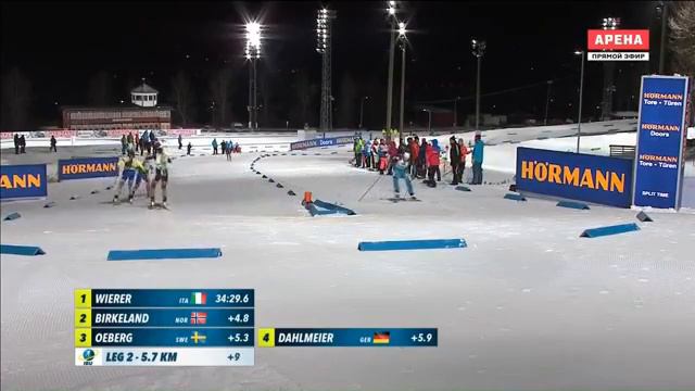 Биатлон 2016-2017.Кубок мира. Эстерсунд. Смешанная эстафета. 27.11.2016 смотреть онлайн