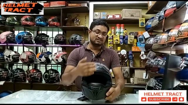 VEGA|| EVO LEATHER FINISH//BLACK HELMET@₹998 // REVIEW IN HINDI(हिंदी में)@ HELMET TRACT смотреть онлайн